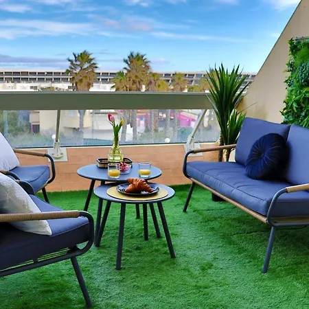 'cap Confession' - Naturiste - Sea View - - Parking -air Conditionaire * Agde